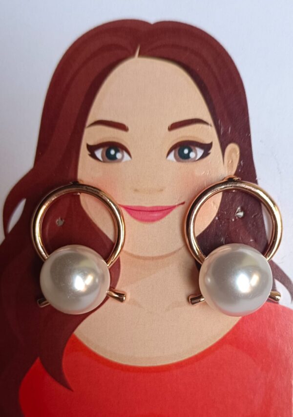 Pearl earrings