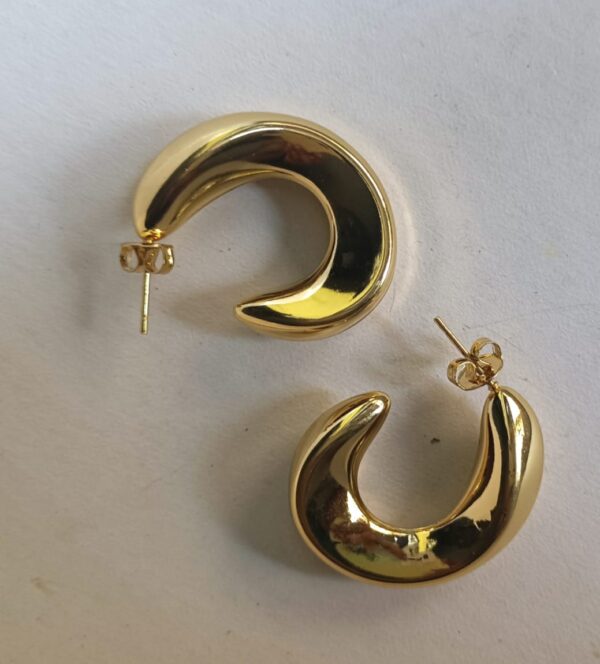 Modern moon hoops