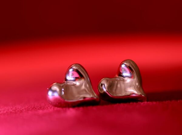 Silver heart pendant