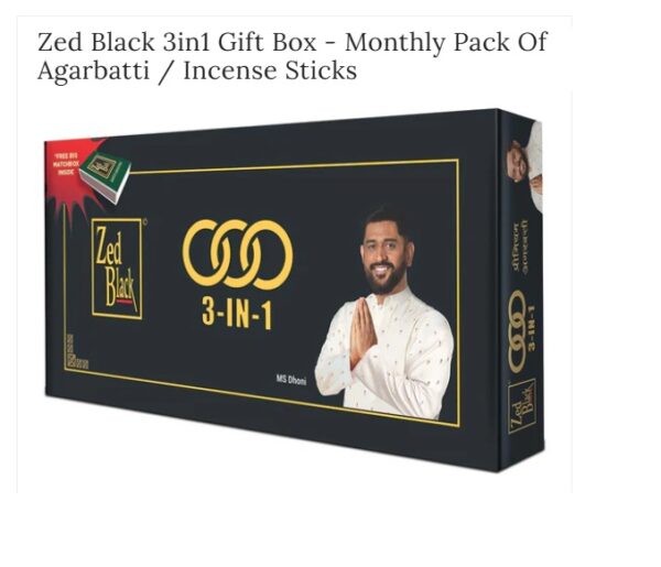 Zed Black 3in1 Gift Box
